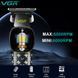 Аккумуляторный триммер для стрижки волос VGR V-185 для бороды и усов с LED-дисплеем и керамическим полотном Black R-V-185 фото 4