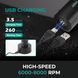 Профессиональный триммер для волос бороды и усов с DLC лезвиями VGR V-977 сменными насадками 1,5-6 мм и BLDC мотором Black R-V-977 black фото 8