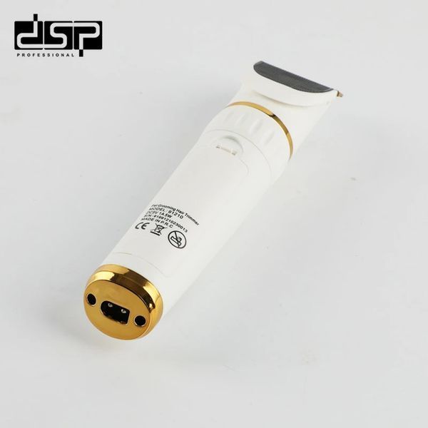 Професійна машинка для стриження собак і котів DSP 91210 з титанокерамічним різальним блоком і 4 насадками 3-12 мм Білий R-DSP 91210 фото