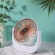 Мощный тихий настольный аккумуляторный вентилятор USB Fan Portable F138 R-F138 фото 1