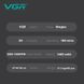 Аккумуляторный триммер для волос, бороды и усов VGR V-250 5 Вт, 6500/7000 об/мин, 4 насадки 1&ndash;7 мм, USB Type-C Green R-V-250 green фото 9